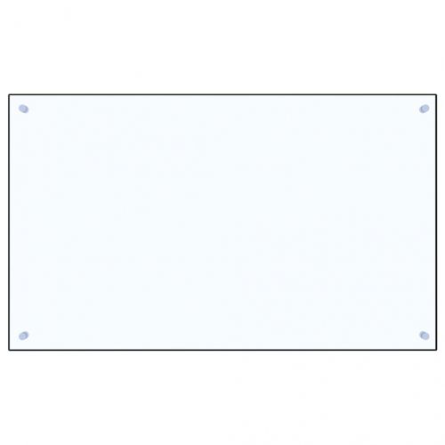 Кухненски гръб, прозрачен, 100x60 см, закалено стъкло