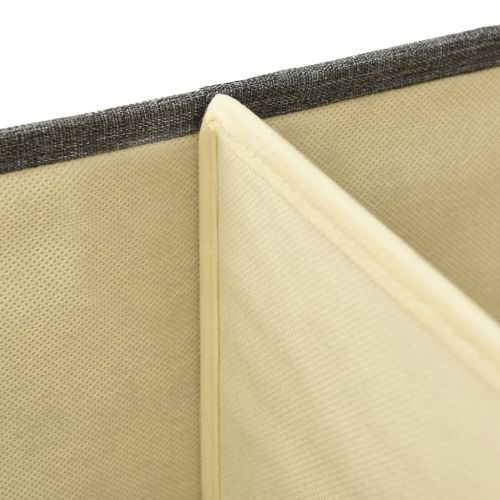 Кутия за съхранение, текстил, 50x30x25 см, антрацит