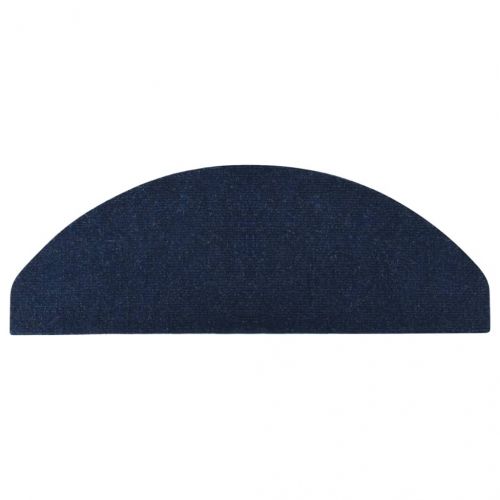 Самозалепващи стелки за стъпала, 15 бр, 65x22,5x3,5 см, сини