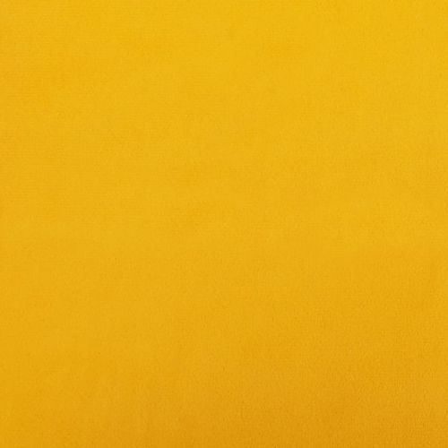 Релакс стол с табуретка, горчица жълто, кадифе