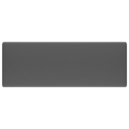 Мивка с преливник лукс квадрат тъмносив мат 41x41 см керамика