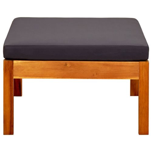 Градински табуретки, 2 бр, акациево дърво масив