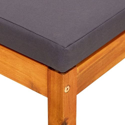 Градински табуретки, 2 бр, акациево дърво масив