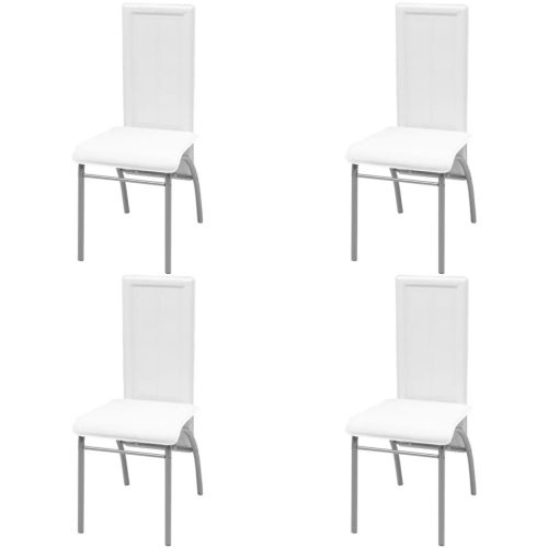 Трапезен комплект от пет части, бял