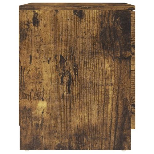 Нощни шкафчета 2 бр опушен дъб 40x40x50 см инженерно дърво