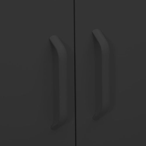 Шкаф за съхранение, антрацит, 80х35х101,5 см, стомана