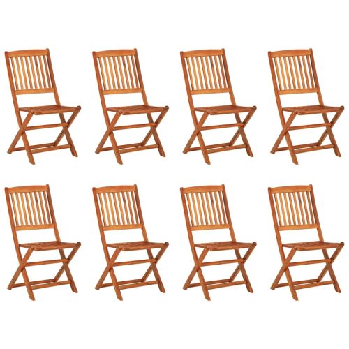 Градински трапезен комплект, 9 части, 180x90x75см, акация масив