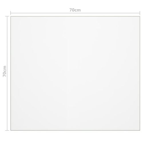 Протектор за маса, матов, 70x70 см, 1,6 мм, PVC