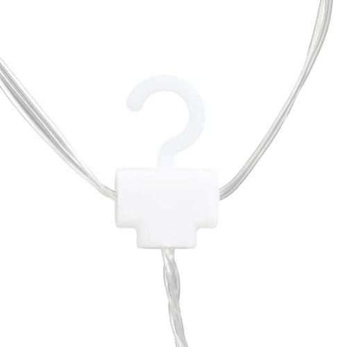 Светеща завеса звезди и луни с дистанционно 345LED студено бяло