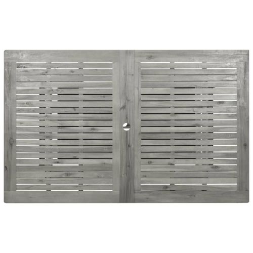 Градинска трапезна маса, (160-240)x100x75 cм, акация масив