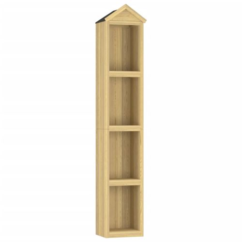 Градинска барака за инструменти, 40x33x222 см, импрегниран бор