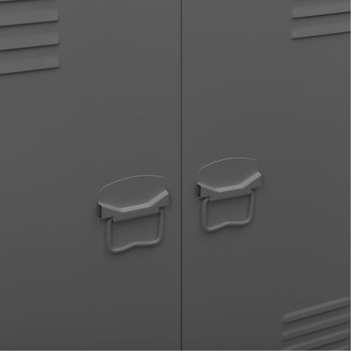 Индустриален скрин за съхранение антрацит 90x40x100 cм стомана