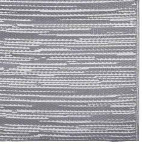 Килим за открито, ARAKIL сив, 190x290 см, PP