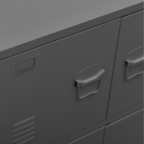 Индустриален скрин за съхранение антрацит 75x40x80 cм стомана