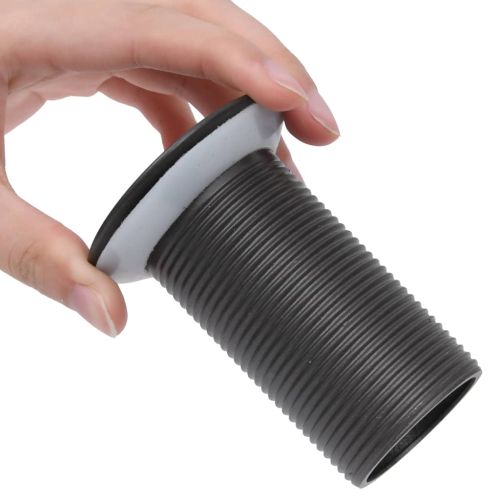 Сифон клик-клак без преливник, сив, 6,4x6,4x9,1 см