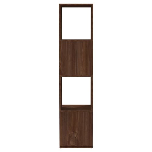 Въртящ се шкаф, кафяв дъб, 34,5x34,5x75,5 см, инженерно дърво