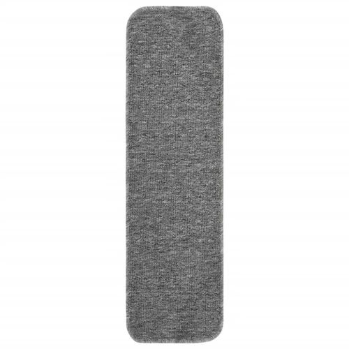 Противоплъзгащи стелки за стълби, 15 бр, 75x20 см, сиви