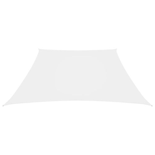 Платно-сенник, Оксфорд текстил, трапец, 2/4x3 м, бяло