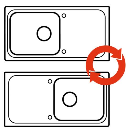 Гранитна кухненска мивка с едно корито, бежова