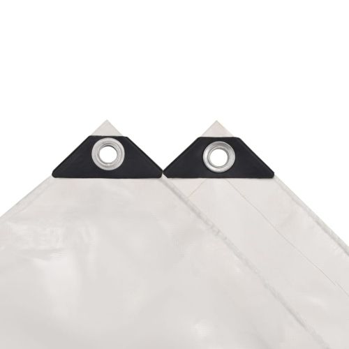 Брезентово платнище, 650 гр/м², 6x8 м, бяло