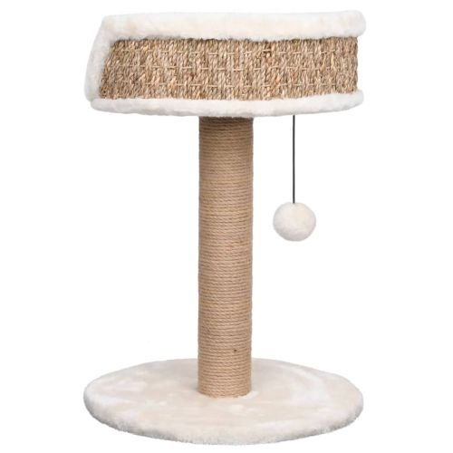 Котешко дърво със стълб за драскане, 49 см, морска трева