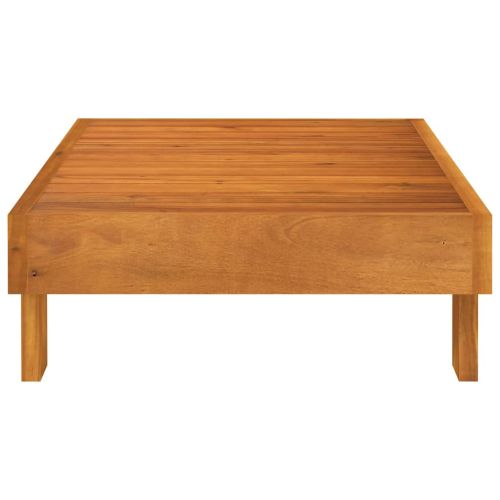 Градински лаундж комплект тъмносиви възглавници 2 части акация