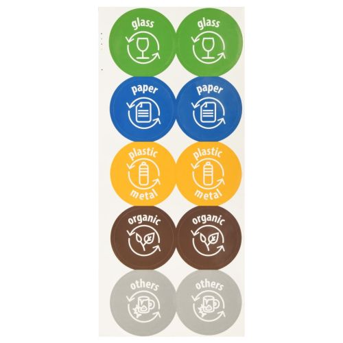 Стифиращи контейнери за смет, 4 бр, антрацит, 100 л