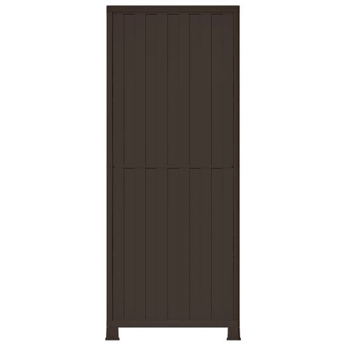 Пластмасов шкаф, 68x39x171,5 см, ратанов дизайн