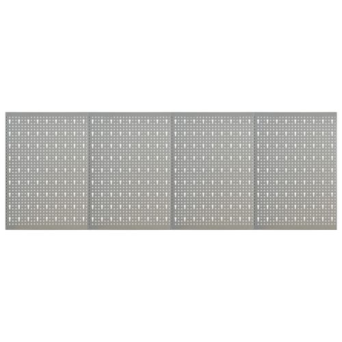 Стенни панели за инструменти, 4 бр, 40x58 см, стомана