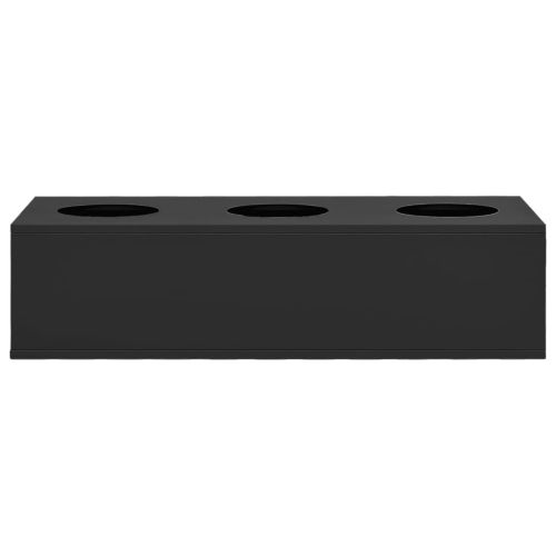 Офис кутия за цветя, антрацит, 90x40x23 см, стомана