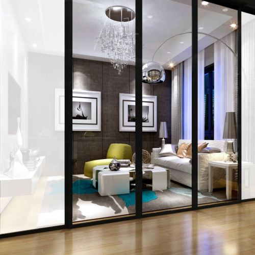 Фолио за прозорци матиран сив 0,9x100 м PVC