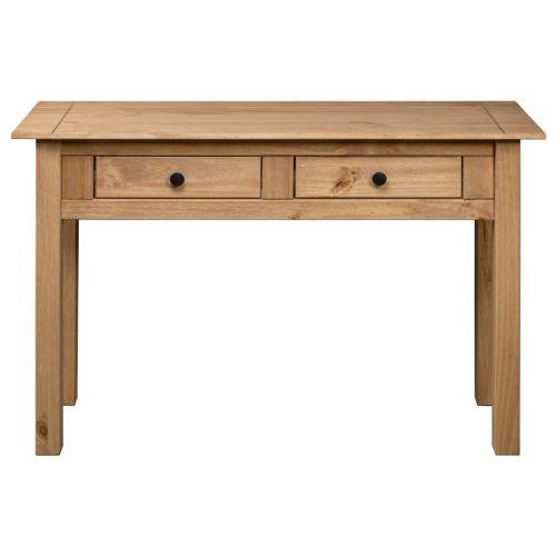 Конзолна маса, 110x40x72 см, бор масив, стил Панама