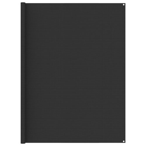 Килим за палатка, 250x250 см, антрацит, HDPE