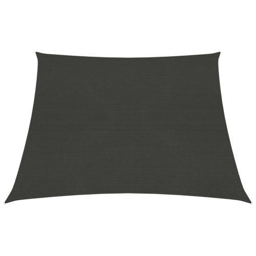 311104 Sunshade Sail 160 g/m² Anthracite 3/4x3 m HDPE