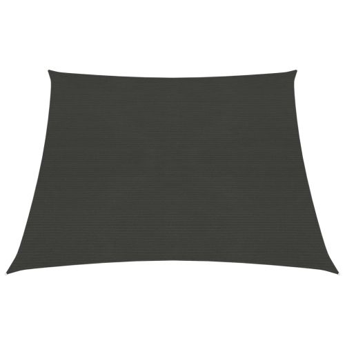 311105 Sunshade Sail 160 g/m² Anthracite 4/5x3 m HDPE