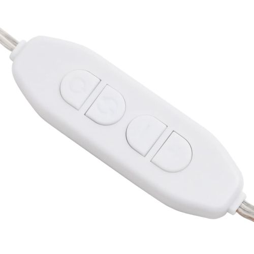 Осветление за огледало с 8 LED лампи, топло бяло и студено бяло