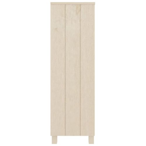 Шкаф за книги HAMAR, меденокафяв, 85x35x112 см, бор масив