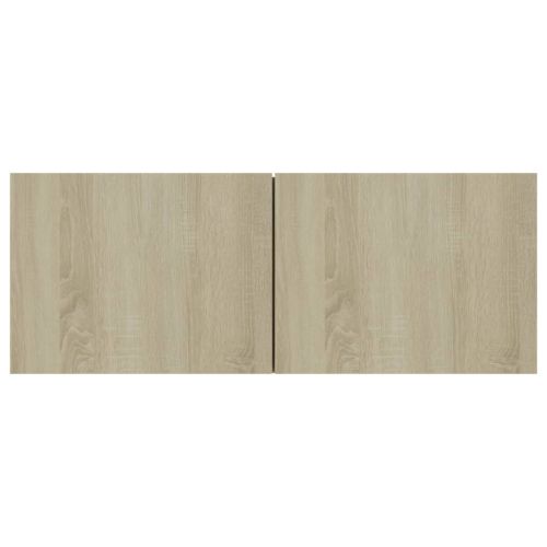 ТВ шкафове, 4 бр, дъб сонома, 80x30x30 см, инженерно дърво