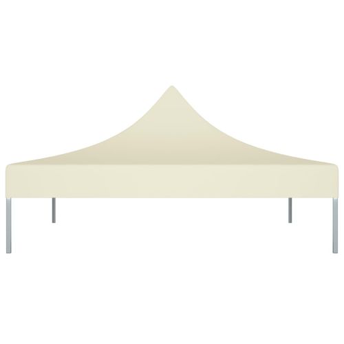 Покривало за парти шатра, 2x2 м, кремаво, 270 г/м²