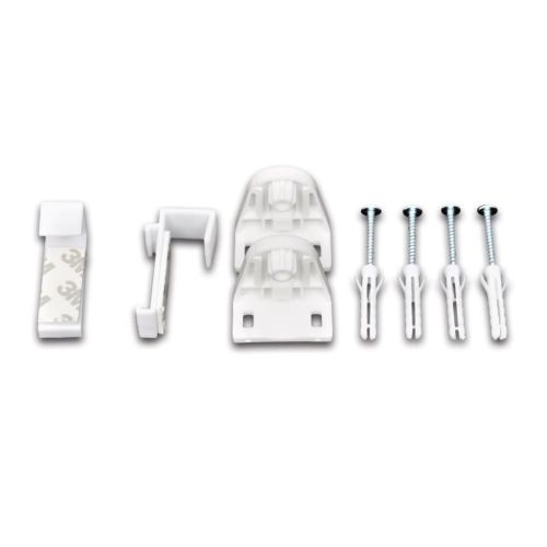 Затъмняваща ролетна щора 144,4x230 см, ширина на плат 140 см, бяла