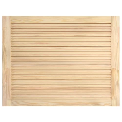 Врата за шкаф с решетен дизайн 39,5x59,4 см борово дърво масив