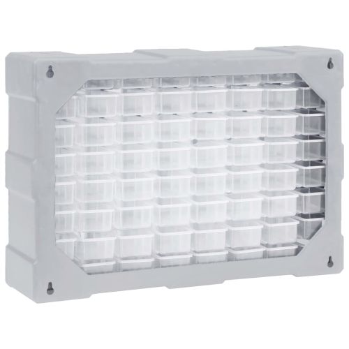 Шкаф органайзер с 64 чекмеджета, 52x16x37,5 см