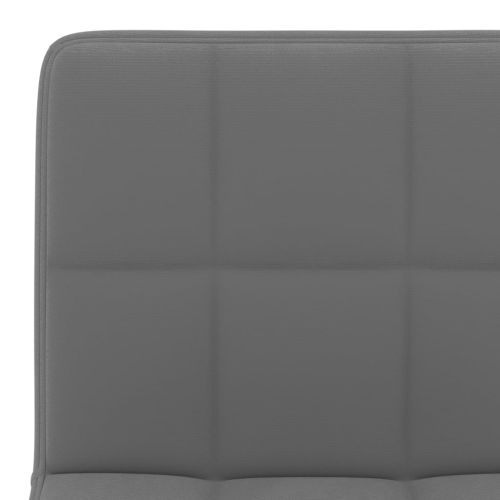 Бар табуретки, 2 бр, тъмносиви, кадифе