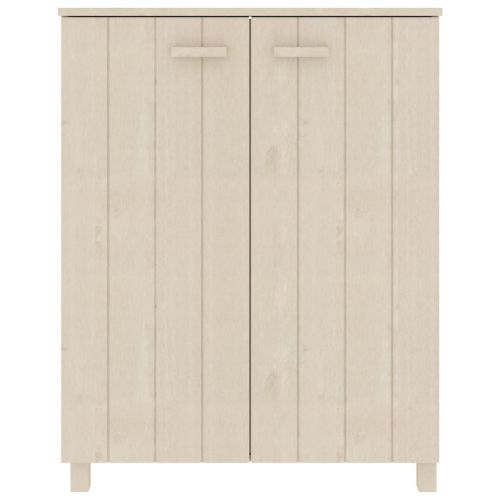 Шкаф за обувки HAMAR, меденокафяв, 85x40x108 см, бор масив