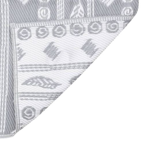 Килим за открито, ARAKIL сив, 160x230 см, PP