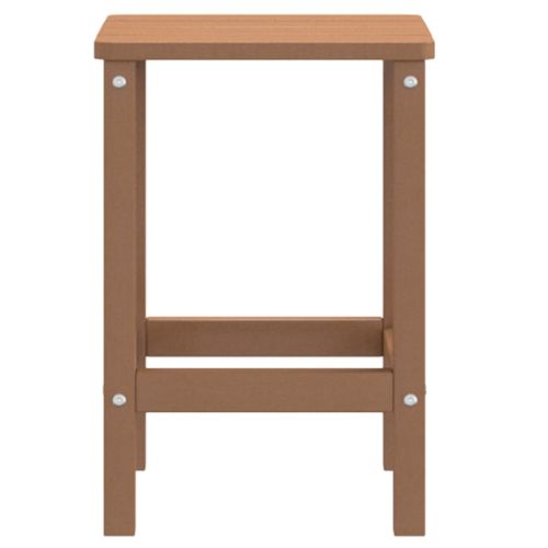 Градинска маса Adirondack, кафява, 38x38x46 см, HDPE