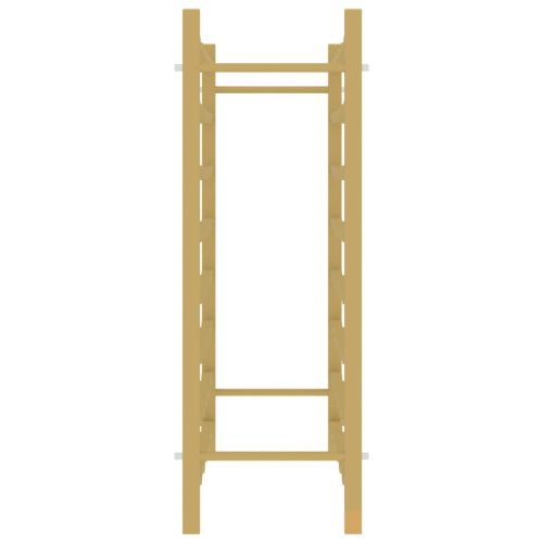 Стойка за вино за 48 бутилки, златиста, метална