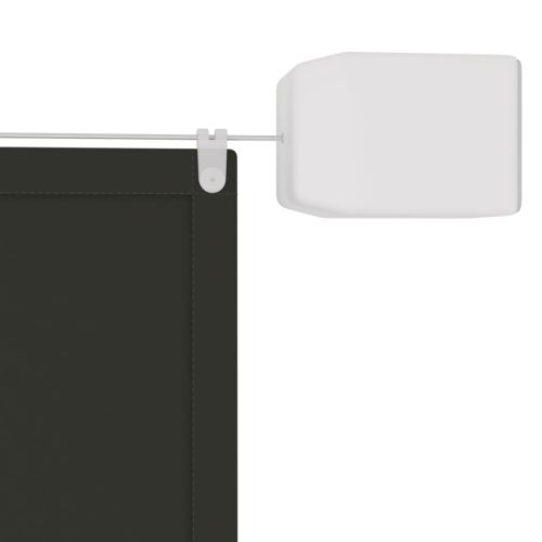 Вертикален сенник, антрацит, 140x420 см, оксфорд плат