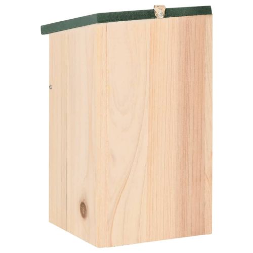 Къщички за птички, 8 бр, дървени, 12x12x22 см