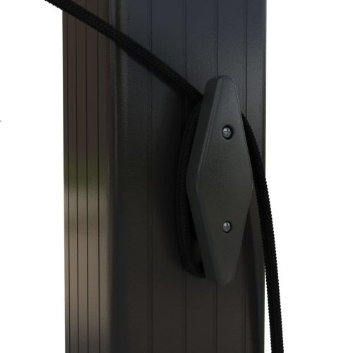 Градинска пергола с прибиращ се покрив, 3x3 м, таупе